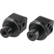 Puig Adventure Footpeg Adaptors Black Rear - 6351N