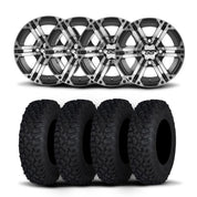 ITP SS212 15" Machined Black Wheels And Coyote Tires [33x10R-15]