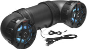 Boss Audio Systems 8" Bluetooth Sound System with RGB Black Plug-and-Play