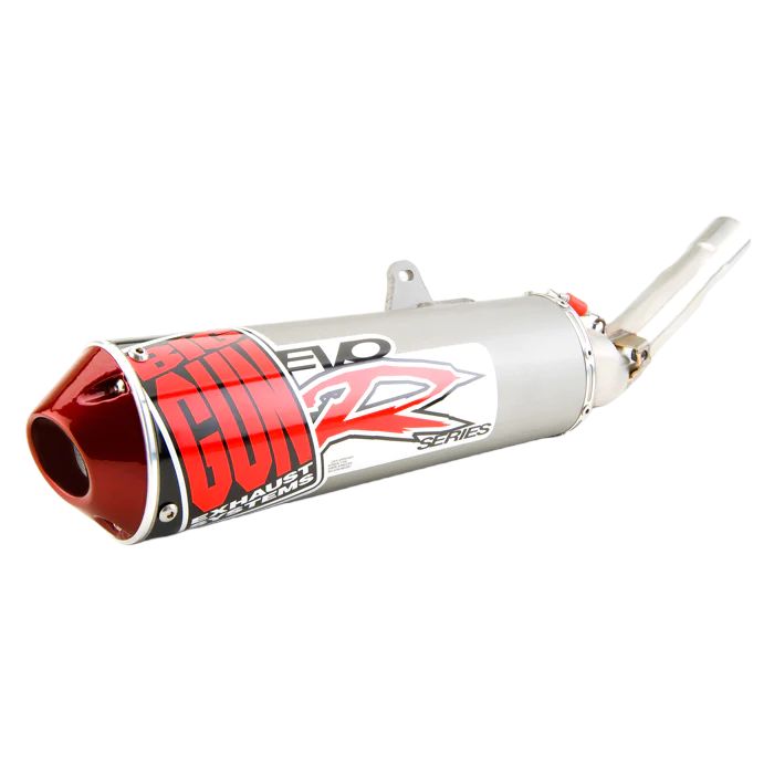 Big Gun EVO R Slip-On Exhaust Aluminum With Red Tip 09-12592