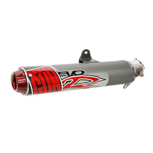 Big Gun EVO R Slip-On Exhaust Aluminum With Red Tip 09-17002