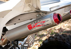 Big Gun EVO R Dual Full Exhaust System Aluminum With Red Tips 09-3663