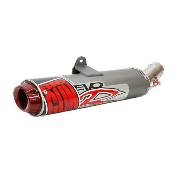 Big Gun EVO R Slip-On Exhaust Aluminum With Red Tip 09-45502