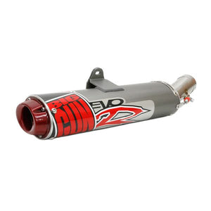 Big Gun EVO R Slip-On Exhaust Aluminum With Red Tip 09-45502