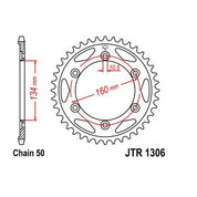 Steel Rear Sprocket 40T for Street HONDA CBR1000RR 2006-2007