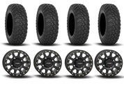 System 3 SB-3 Beadlock Matte Black 15" Wheels And RT320 Tires [32x10R-15]