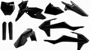 Acerbis Black Full Plastic Kit for KTM - 2421060001