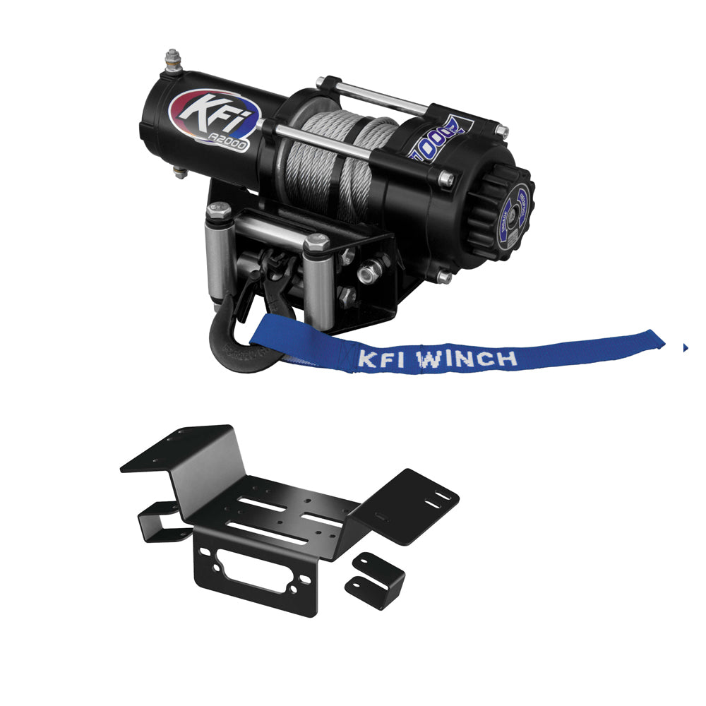KFI 2000 lb Winch And Optional Mount
