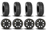 System 3 SB-7 Beadlock Matte Black 15" Wheels And XT400 Tires [35x10R-15]