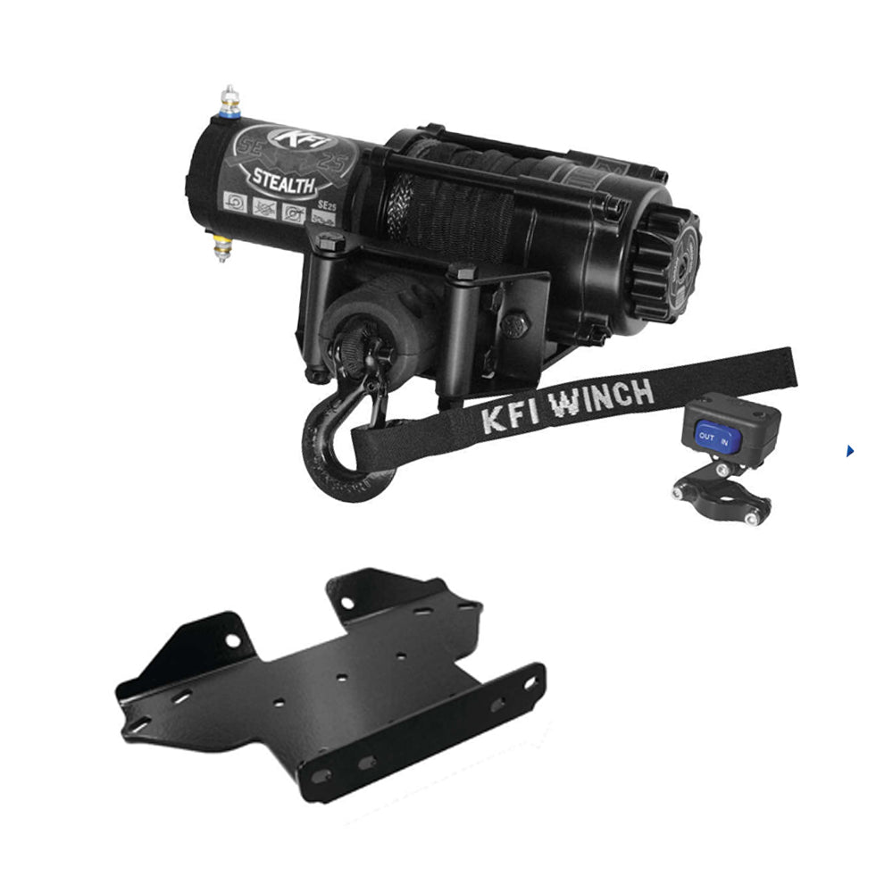 KFI 2500 lb Assault Winch And Optional Mount