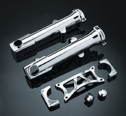 Harley XL883R Sportster 883R 04-07 Fork Skins 39mm to 41mm Chrome Kuryakyn 7202