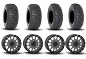 System 3 SB-5 Beadlock Gun Metal Grey 15" Wheels And SS360 Sand/Snow Tires [32x10-15] ,[32x12-15]