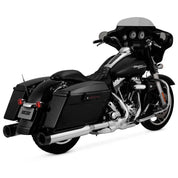 Vance & Hines 16555 Destroyer Os 450 S/O Chrome/Blk Fits 95-15 Hd Touring