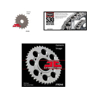 530 Chain Natural, Front & Rear Sprocket Kit for Street HONDA CM400T 1979-1981
