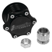 Quick-Release Hub Kit For DragonFire Steering Wheels - Polaris/Maverick X3/Arctic Cat/Defender - Black - 04-1049