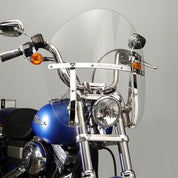 National Cycle Clear SwitchBlade Chopped Quick Release Windshield With Mount Kit, Straight Forks