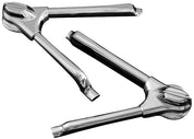 Harley FXSTI Softail Standard 2001-2005 Swingarm Cover Set Chrome by Kuryakyn