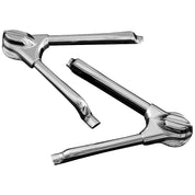 Harley FLSTSC Springer Classic 2005-2007Swingarm Cover Set Chrome by Kuryakyn