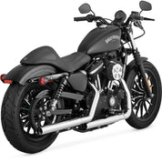 Vance And Hines Straightshots HS Slip On Exhaust Chrome With Fuelpak FP4