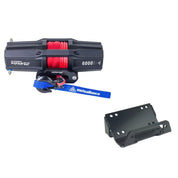 Viper V2 UTV Winch Kit 3500 lb Standard Spool With 40 Feet Green Synthetic Rope With Mount For Kawasaki Teryx/Teryx4 750 2014-2020