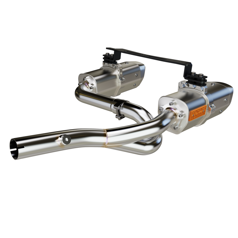 RJWC Dual Split APX Exhaust For Can-Am Renegade G2 2012-2024 10119130