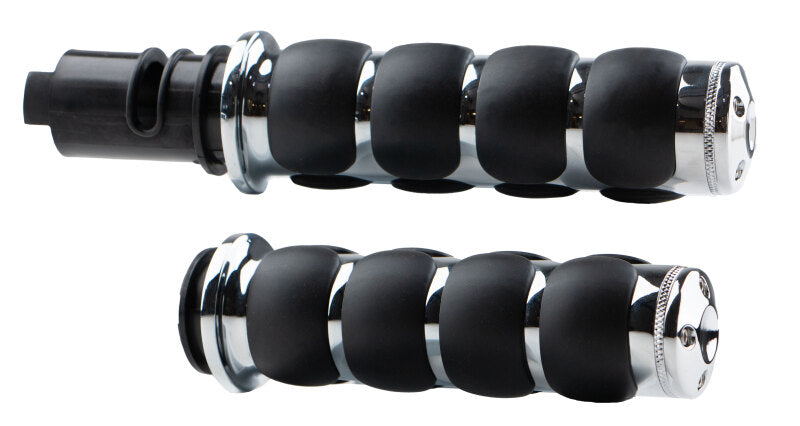 Kuryakyn Chrome ISO Grips Throttle-By-Wire 10137-1
