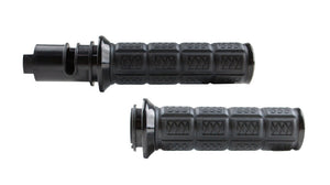 Kuryakyn Black Enygma Grips Throttle-By-Wire 10142-2