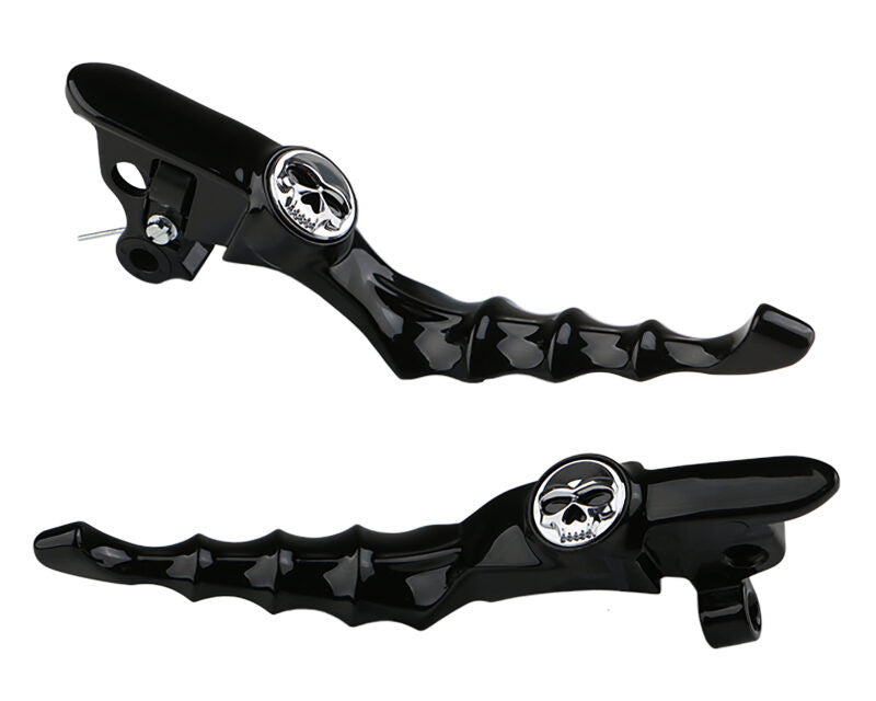 Kuryakyn Gloss Black Zombie Brake And Clutch Lever Set 10186-2