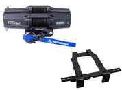 Viper V2 ATV Winch Kit 4500 lb Standard Spool With 40 Feet Black Synthetic Rope With Mount For Honda Foreman 500 2012-2013