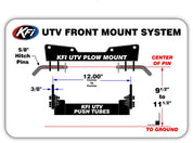 KFI Front Lower Plow Mount For CF-Moto Zforce