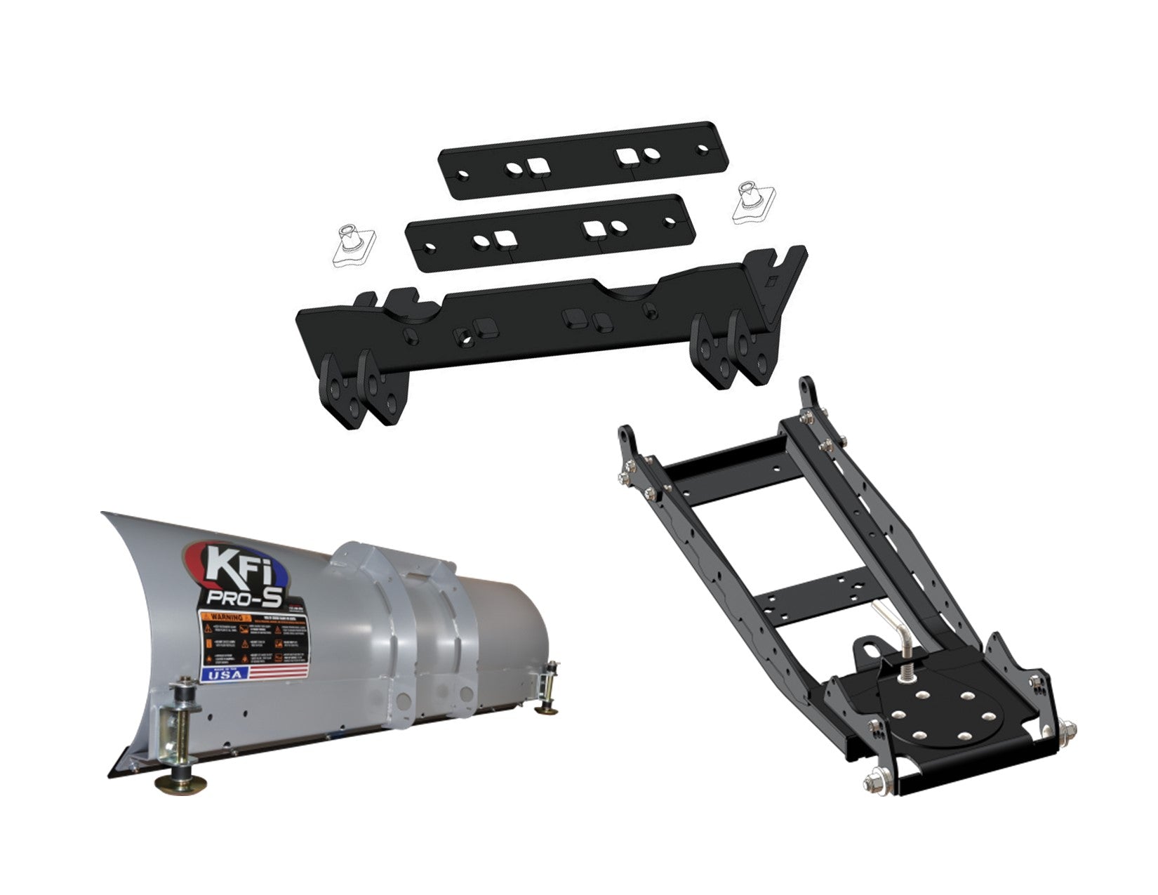 KFI Products Snow Plow Kit For CF-Moto UFORCE U10 Pro/Pro XL 2025-2026