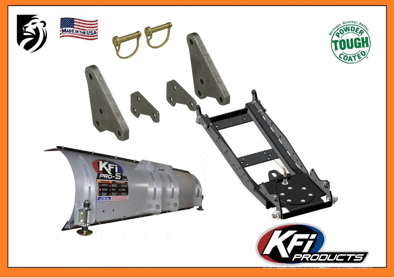 KFI Products Snow Plow Kit For Hisun/Axis UTVs