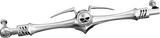 Kuryakyn Chrome Flame Shift Linkage 1072