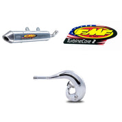 Gnarly Exhaust Pipe & Turbinecore2 Silencer w/ Decal KAWASAKI KDX200 1995-2006