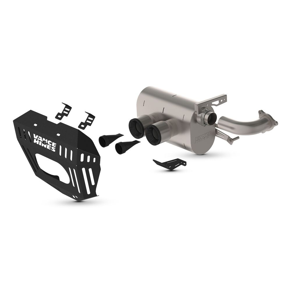 Vance & Hines Mojave Eliminator Dual-Tip Slip-On Exhaust Stainless Steel 11015