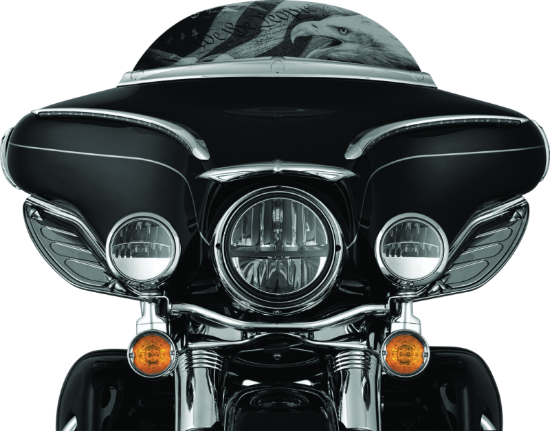 Kuryakyn Dark Smoke Dragon Wing Air Deflectors 1108