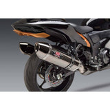 Yoshimura R-77 Stainless Race Slip-On Exhaust with Onyx End Cap For Suzuki Hayabusa GSX1300R 2022