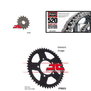 520H Heavy-Duty Chain Gold, Front & Rear Sprocket Kit for SUZUKI GS500H 2007