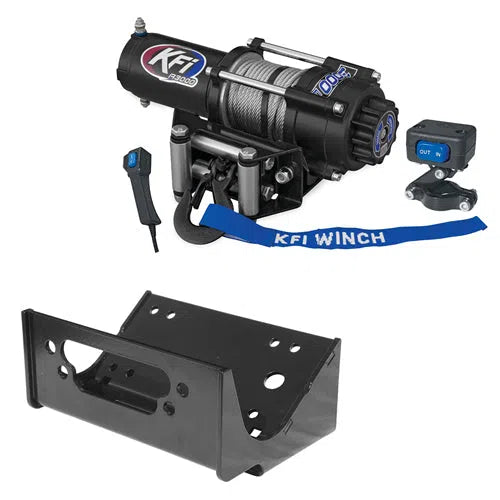 3000 lb KFI Winch Combo w Mount Kawasaki Teryx 800 Teryx4 750 800 2014-2018 NEW