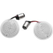 Kuryakyn LuminEZ LED Rear Turn Signal Inserts for Harley-Davidson Black 2938