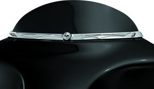 Kuryakyn Chrome Zombie Windshield Trim 1198
