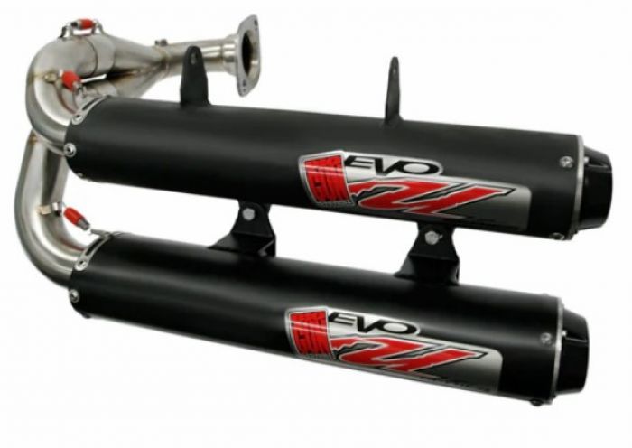 Big Gun EVO U Dual Slip-On Exhaust Black 12-1712