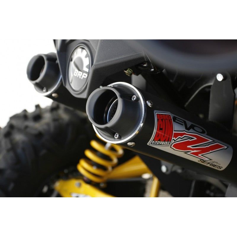 Big Gun EVO U 3/4 Dual Exhaust System Black 12-6943
