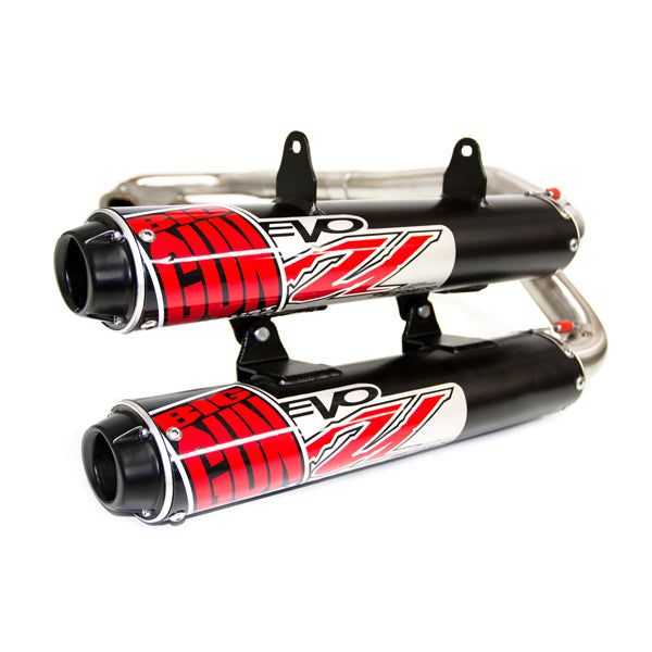Big Gun EVO U Dual Full Exhaust System Black 12-7853