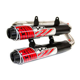 Big Gun EVO U Dual Full Exhaust System Black 12-7853