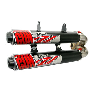 Big Gun EVO U Dual Slip-On Exhaust Black 12-7982