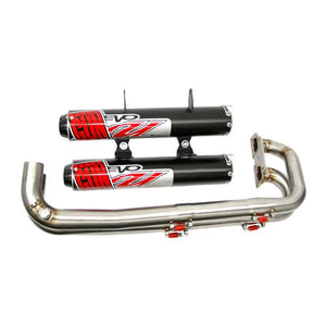 Big Gun EVO U Dual Full Exhaust System Black 12-7983