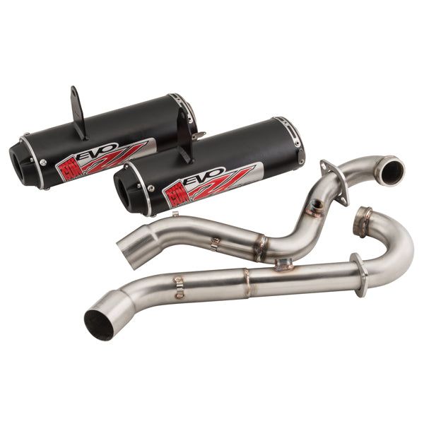 Big Gun EVO U Dual Full Exhaust System Black 12-9043
