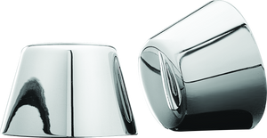 Kuryakyn Chrome Front Axle Nut Caps 1201