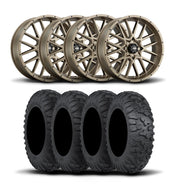 ITP Hurricane 15" Bronze Wheels And Terra Claw Tires [30x10R-15]